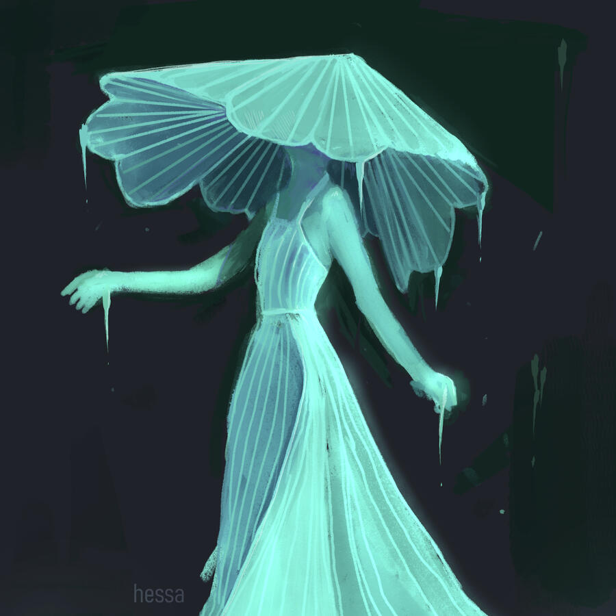 Mushroom Dress Study